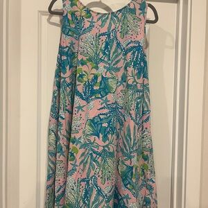 Lilly Pulitzer Kristen swing dress Pastel Pink and Blue Dress